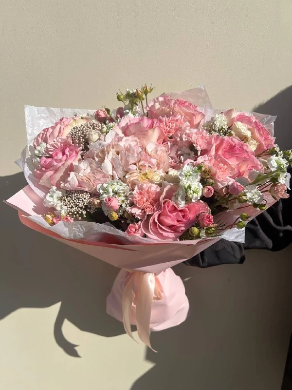Букет «Нежная гортензия» — фото 4
